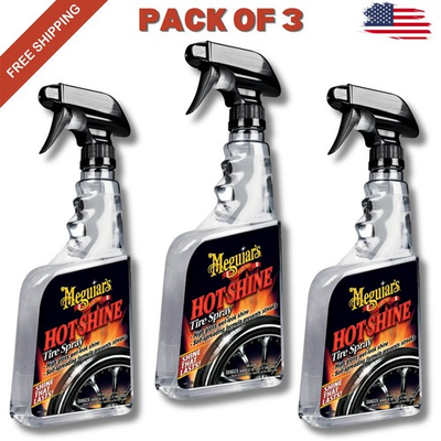 #ad Meguiar#x27;s Hot Shine Tire Spray G12024 24 Oz Bottle Easy To Use Pack of 2 $17.85
