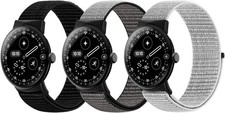 3 Pack Nylon Strap Compatible with Google Pixel Watch 4 41mm Sport Loop