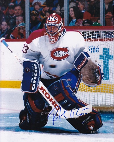 PATRICK ROY SIGNED AUTOGRAMM 8X10 FOTO MONTREAL CANADIENS