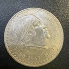 1947 Mexico Un Peso Silver — photo from another recent sale