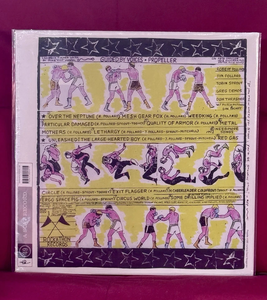 Guided By Voices 2021 Propeller LP White Blue Swirl Vinyl Sealed - Image 2 of 2