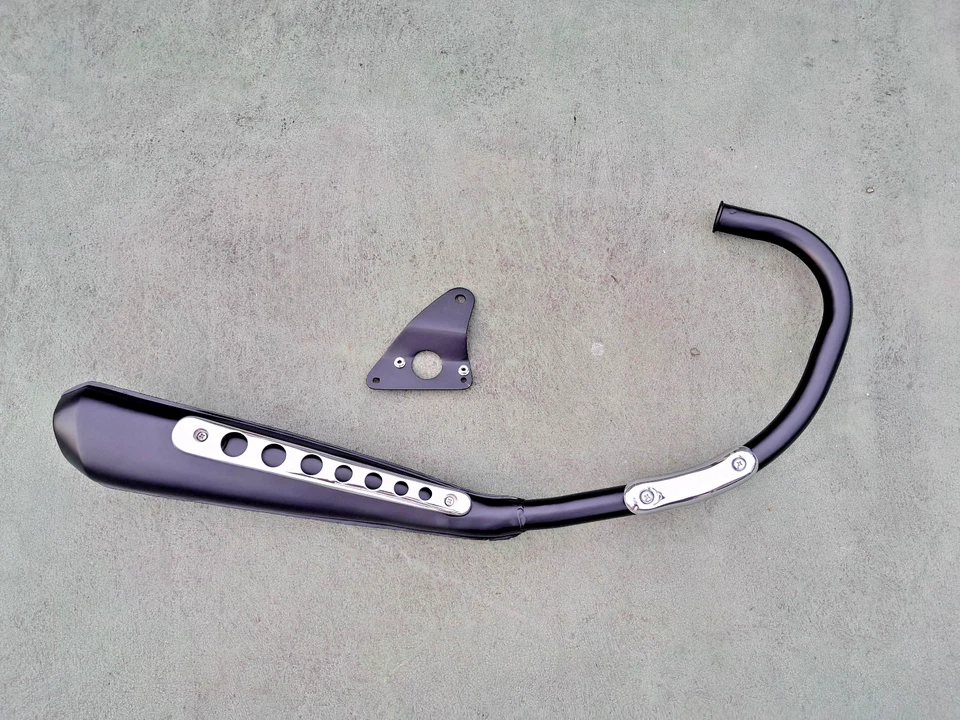 Sistema de silenciador de escape Honda XL100 My Fit SL125 nueva réplica pieza no original Foto 2 de 4