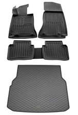 Gummi Fußmatten Kofferraumwanne für Mercedes C-Klasse S206 Kombi 2021- Set