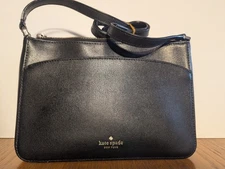 Kate Spade New York Handbag, Black Leather - Excellent Condition