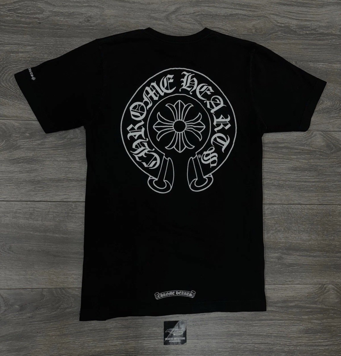 Size Medium - Chrome Hearts Horseshoe Logo Pocket T-Shirt ' Black