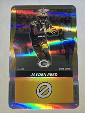 Jayden Reed #152 Yellow Foil 2025 Uno Elite NFL Core Edition Green Bay Packers