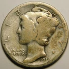 1919 S Mercury Dime  Actual Coin Pictured- Not Cleaned, Dipped or Polished"
