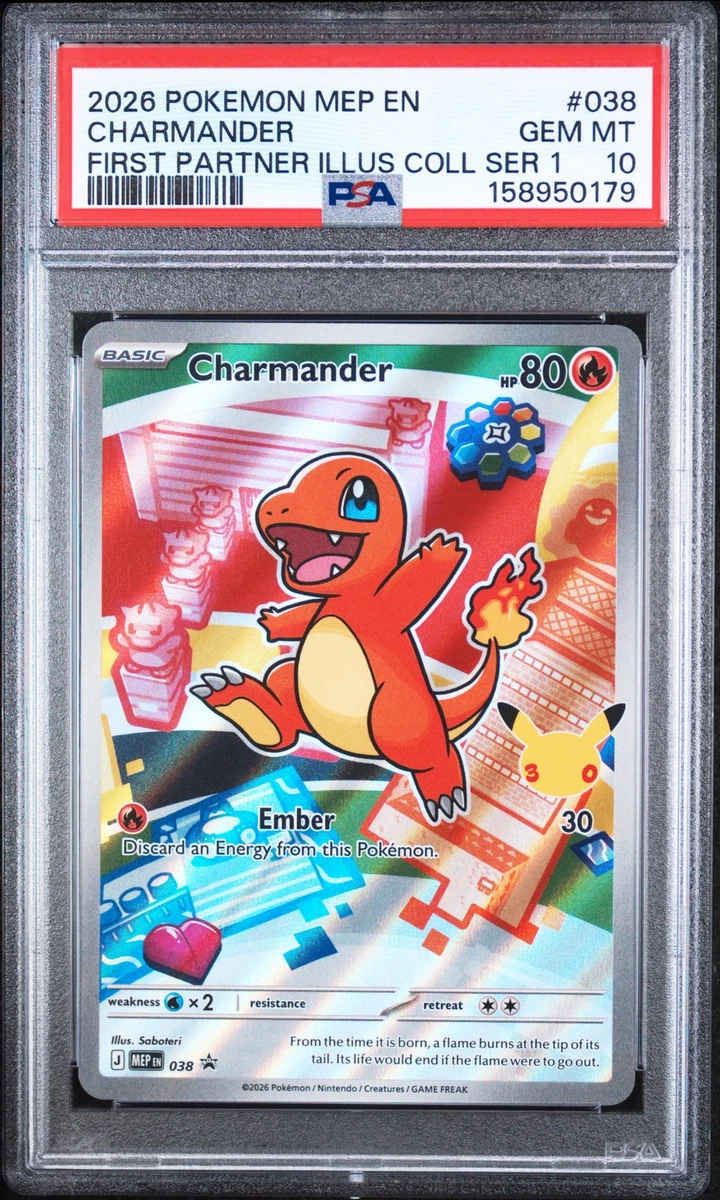 Pokémon Card PSA ポケカ　ヒトカゲ　Charmander Charmander Pokémon TCG Professional Sports Authenticator (PSA