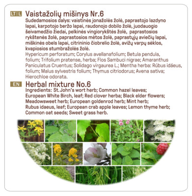 Kräutergesunde Teemischung N6 / 13 Spezialitäten Heilkräuter Pflanzen, für Sie gesund