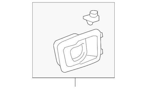 Conjunto de manija trasera izquierda para Honda (P/N 72660-SJC-A02ZA)