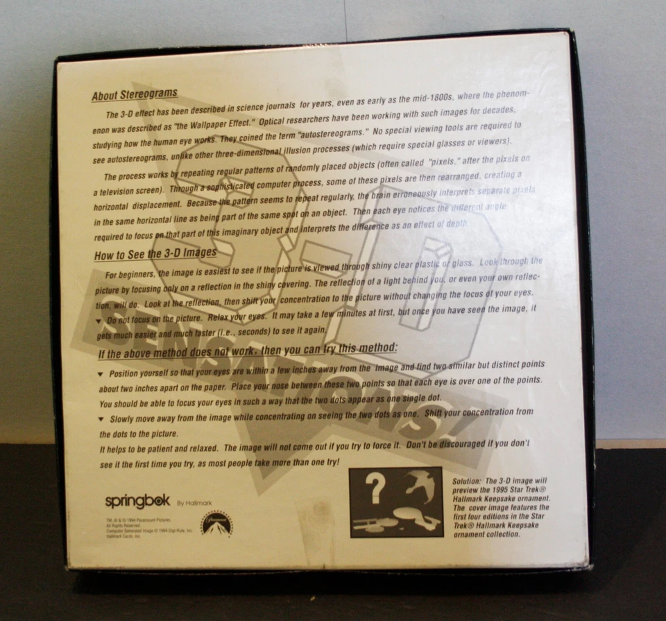 Rompecabezas 3D Springbok Star Trek de colección 500 piezas con adorno de recuerdo con sello Foto 2 de 2