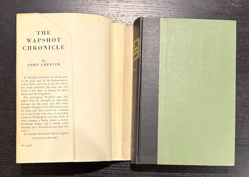 THE WAPSHOT CHRONICLE - JOHN CHEEVER - INSCRIBED - 1957 - DJ - HARPER & BROS. - Picture 3 of 11