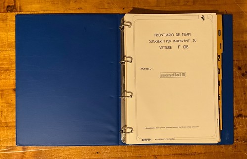 Ferrari Mondial 8 Spare Parts Catalog & Service Time Schedule | Pair | Originals - Picture 4 of 21