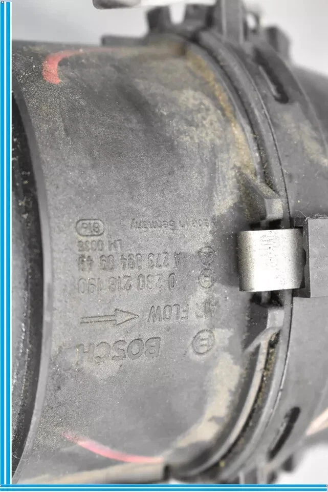 06-15 Sensor de flujo de aire de masa Bosch 2730940948 OEM Mercedes-Benz W216 G550 E350 Foto 4 de 4