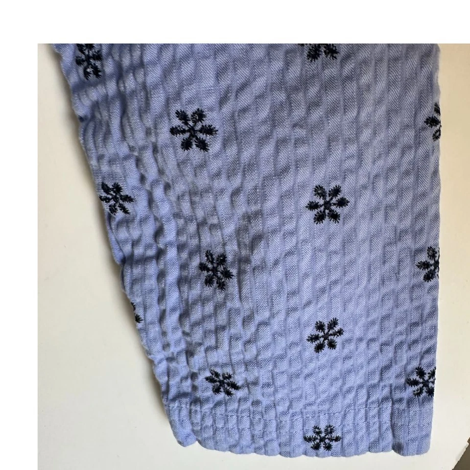 Denim & Co куртка с капюшоном вышитые снежинки легкий большой Cabincore - Изображение 4 из 4