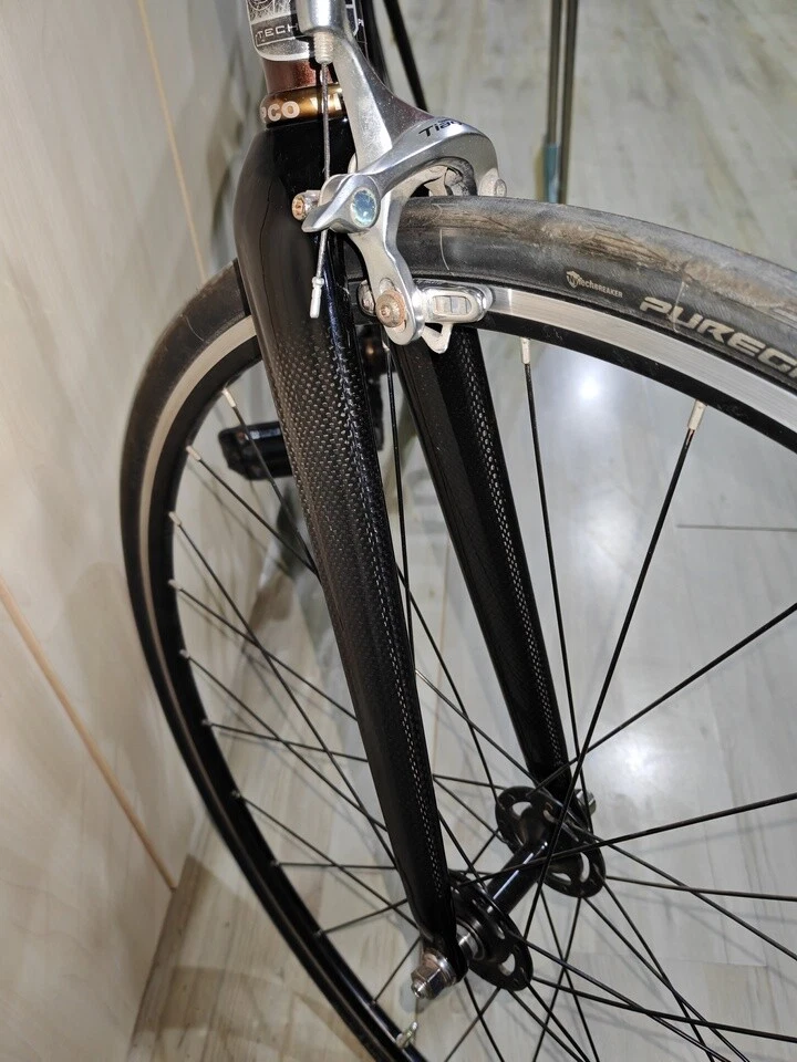 700*28C Carbon Fiber Bicycle Fork C Brake Rigid Gravel Road Bike Fork 1-1/8 in - Image 2 of 4