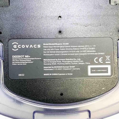 ECOVACS DEEBOT N8+, DLN26, (ARTIKEL HAT VERSCHIEDENE ARTEN VON GEBRAUCHSSPUREN) - Bild 7 von 9