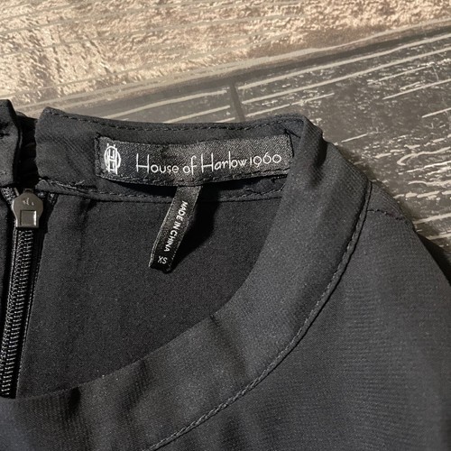 HOUSE OF HARLOW 1960 REVOLVE Women's XS Short Romper Hendrix Embroidered Black - Picture 5 of 12