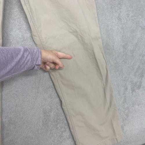 Pantaloni Carhartt Uomo 40x32 Tan Relaxed Fit Utility Chino Pantaloni da Lavoro 102291-232 - Foto 3 di 11