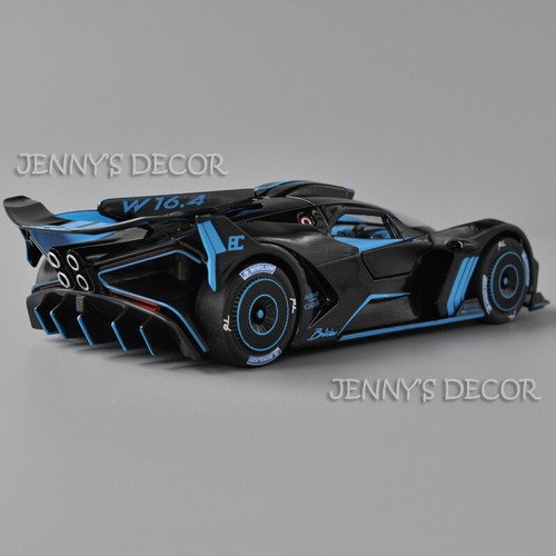 1:24 Scale Diecast Metal Model Bugatti Bolide Pull Back Toy Car With Sound&Light - Picture 2 of 15