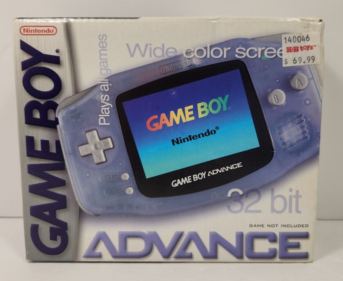 RARE NEW SEALED Nintendo Gameboy Advance System 32 Bit Model No