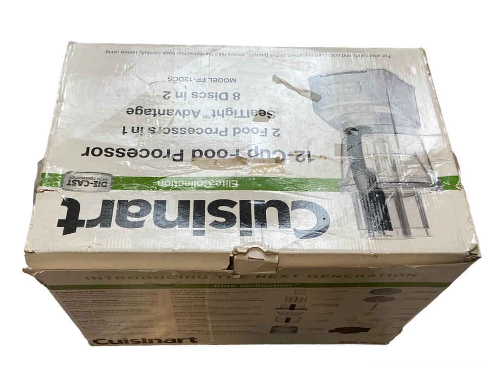 Cuisinart FP-12DCS Elite Collection 12-Cup Food Processor New Discontinued - Image 3 of 4