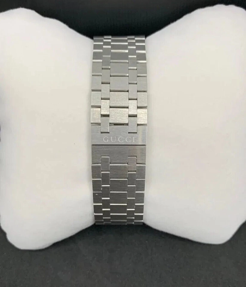 Reloj Gucci Fino 25H YA163405 Unisex Acero Dos Tonos Dorado Delgado 38 mm Foto 4 de 4