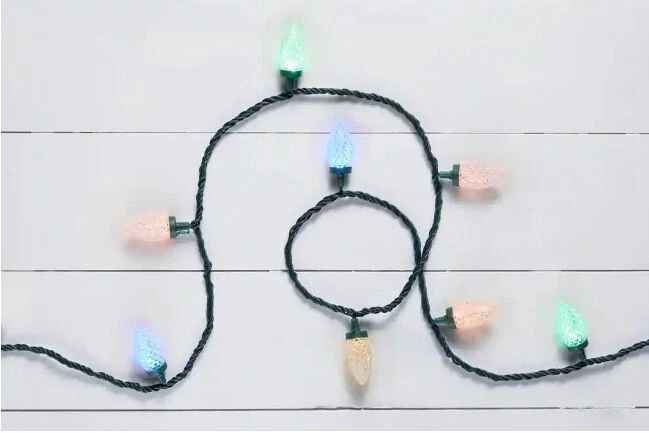 Home Accents 50 LED C9 Color Changing Christmas Lights Warm White or Muti-Color - Image 4 of 4