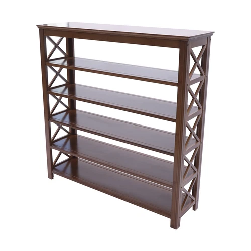 Entryway Shoe Rack 6 Tiers Bamboo Shelf 20 Pairs Shoe Storage Organizer Shelf - Picture 4 of 6
