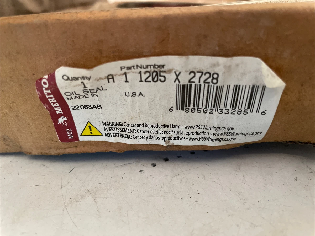 GENUINE MERITOR A11205X2728 OIL SEAL | eBay