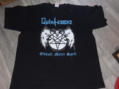 Quintessenz  Old Vintage Tour Shirt Black Metal Aura Noir Sabbat Venom XXX