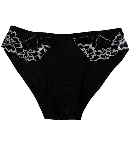 LOT NEW 5 Women Bikini Panties Brief Floral Lace Cotton Underwear Size M L XL - Picture 42 of 101