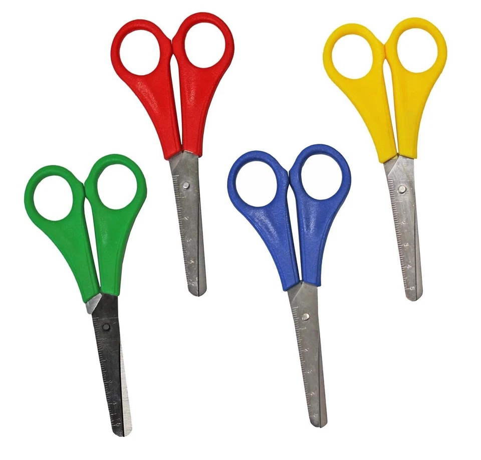 Kinderschere Linkshänder Bastelschere Schere verschiedene Farben