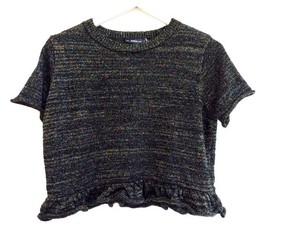 women's gray cardigan