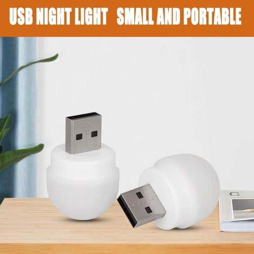 USB Plug Lamp Mini LED Night Light Power Bank Charging Small Light Lamps' E B3P6