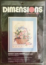 Dimensions #3631 - Summer’s Glory Bouquet - Counted Cross Stitch Kit - New