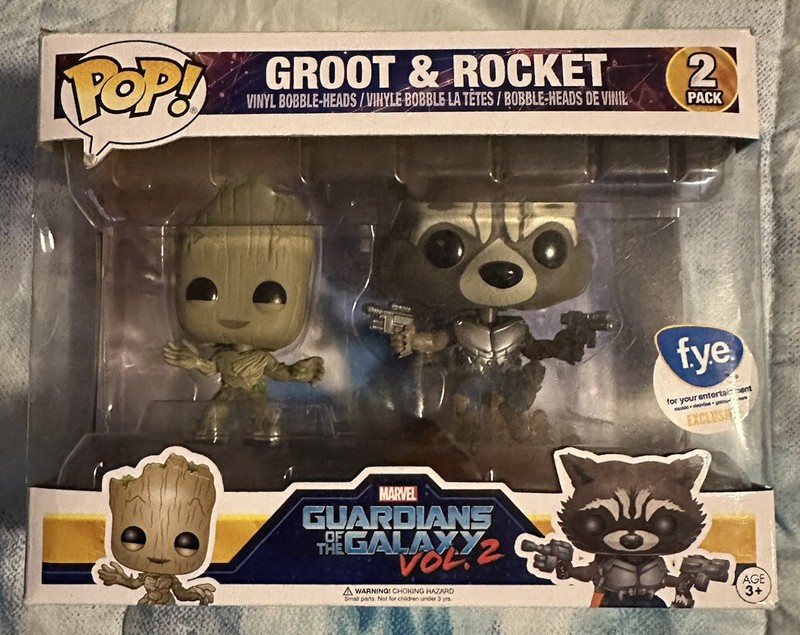 Groot & Rocket Guardians Of The Galaxy Vol 2 FYE Exclusive 2pk