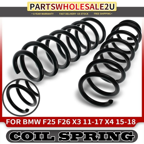 2pcs Traseiro Esquerda E Direita COIL Springs Para Bmw F25 F26 X3 2011