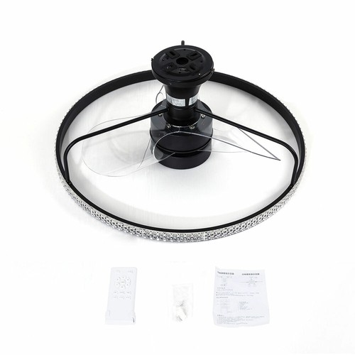 Modern Ceiling Lamp LED Chandelier Flush Mount Ceiling Fan Light for Living Room - Picture 161 of 204