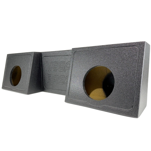 Regular Cab / Single Cab 10” Dual Sub Box Subwoofer Enclosure Gm Ford Dodge - Picture 5 of 15