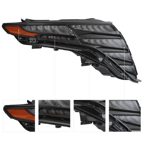 FOR 2022-2023 HYUNDAI TUCSON LED DAYTIME RUNNING LIGHT DRL HEADLIGHTS LEFT+RIGHT - Picture 6 of 12
