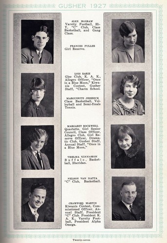 Anuario de escuela secundaria Natrona 1927, edición Gusher, Casper Wyoming - Imagen 22 de 24