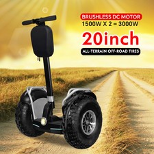 3000W/67.2V 15.6AH Dual Motor 20in Off-Road Electric Self Balance Vehicle APP