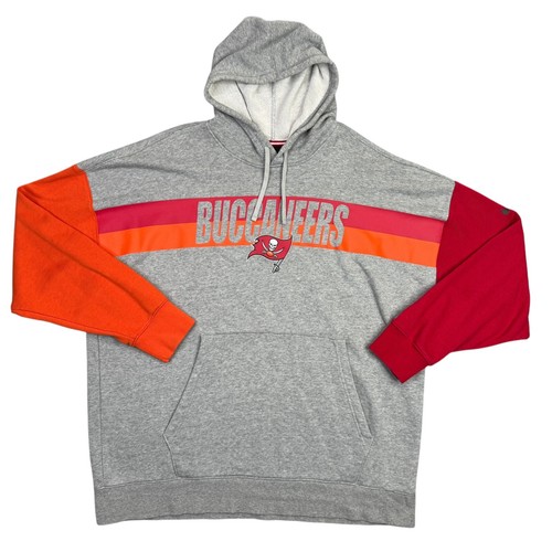 Tampa Bay Buccaneers Hoodie Herren 2XL XXL Nike grau orange Pullover Sweatshirt