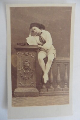 CDV Foto Tänzerin Fräulein Laurent Ballett Oper Paris Disdéri 1860 Tanz Levert