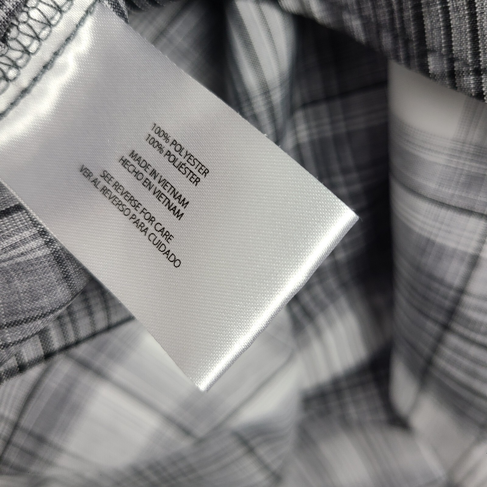 Orvis Dress Shirt Mens 2XL XXL Gray White Plaid F… - image 6