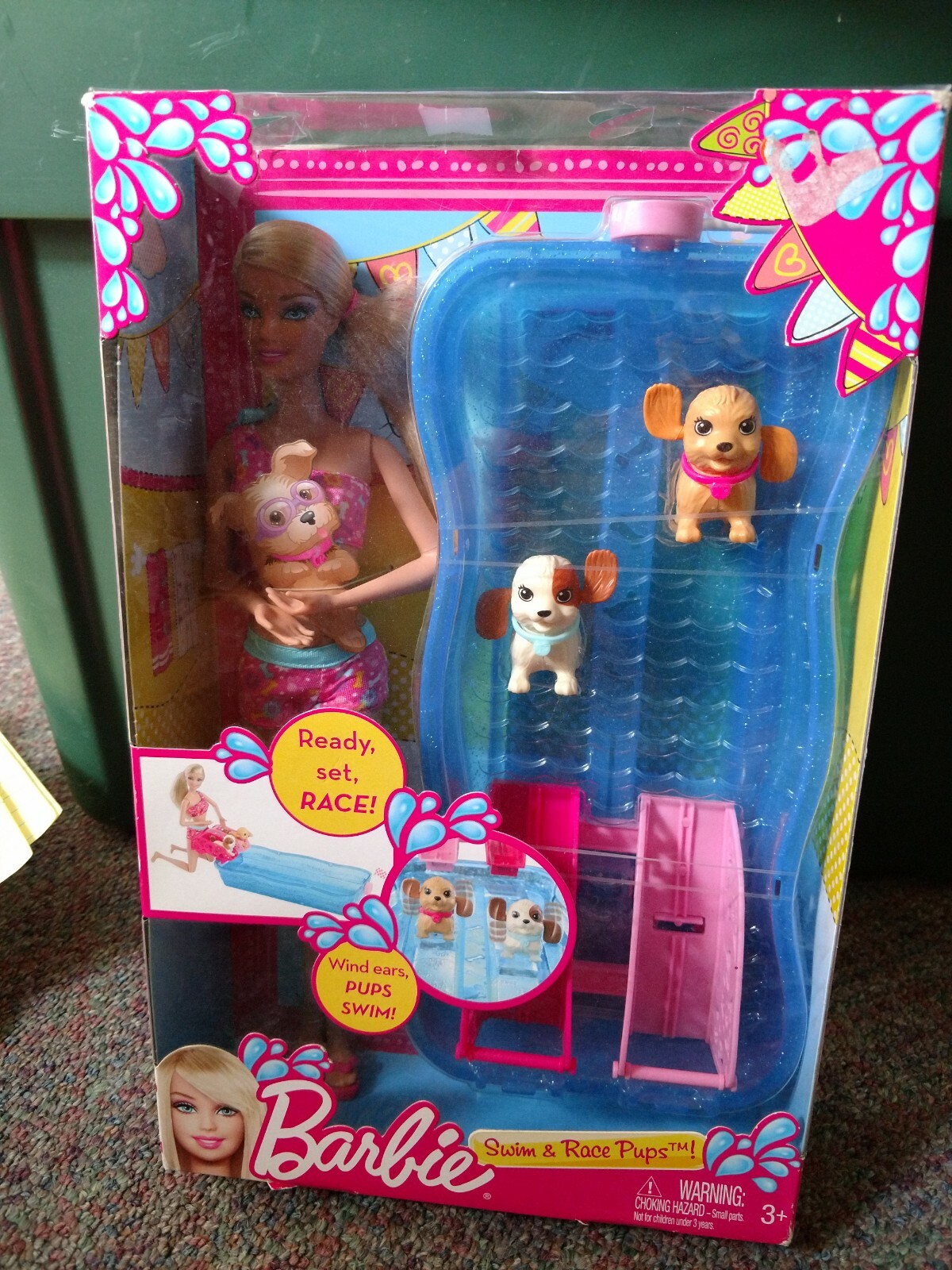 barbie puppy swimming pool
