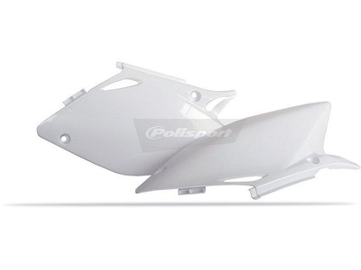 Seitenverkleidung Heckverkleidung side panel passt an Honda Crf 450 R 02-04 weiß