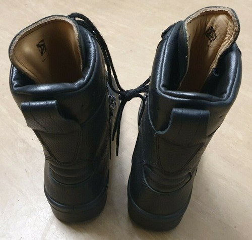 (SUPER GRADE) Genuine German Army Black Leather Para Paratrooper Combat Boots - Picture 4 of 7