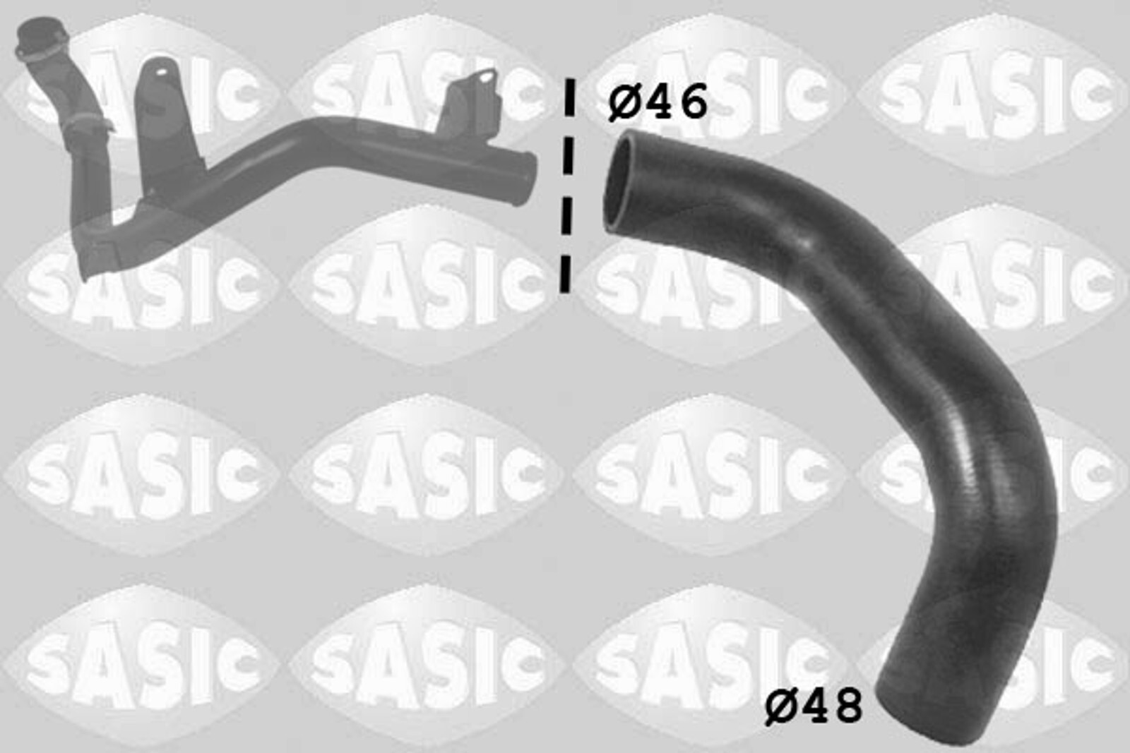 Durite intercooler Ford Focus 2 1.6 TDCi conduite de suralimentation